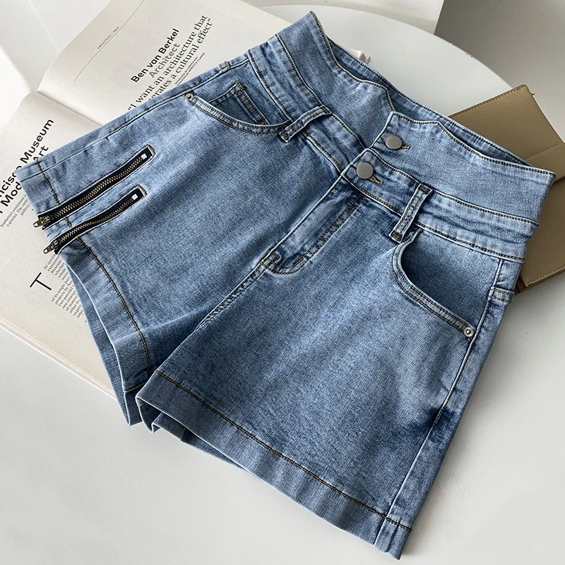 

Jeans Short Women Summer High Waist Korean Style Casual Clothes 2021 Fashion New Arrival Quality Denim Trousers Hot Pants