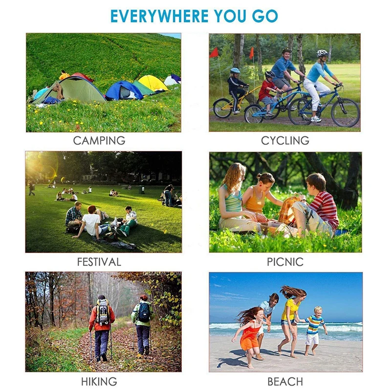 

Camping Mat Beach Mat Waterproof Picnic Nylon Mat Portable Anti Sand Beachs Cover Travel Summer Picnic Mat Folding Beach Blanket