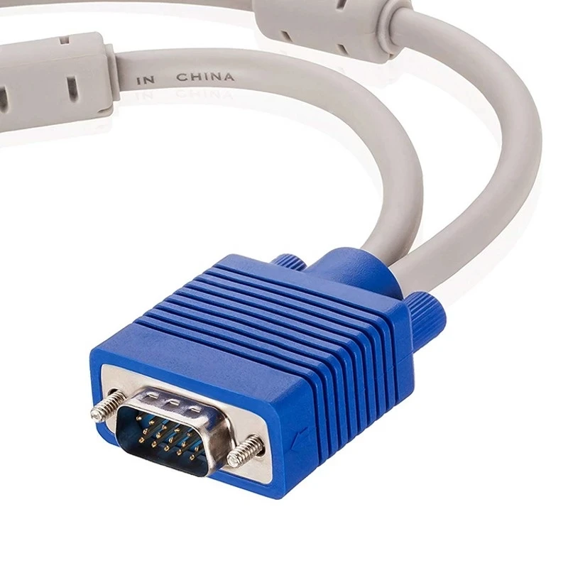 Разветвитель VGA штырь-гнездо одноточечный двухканальный кабель для монитора