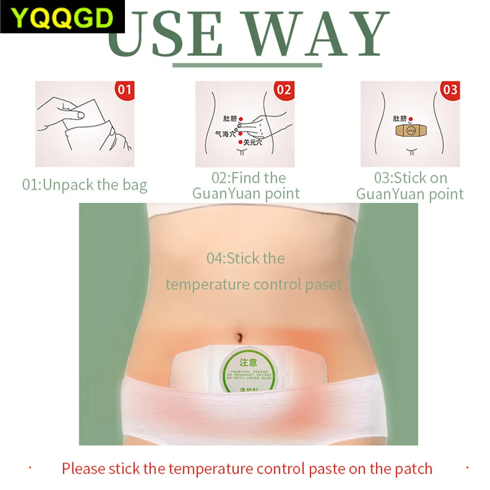 4 шт./компл. Менструальный Теплый Патч Для Тела Теплые наклейки для матки женщин