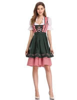 %e3%80%90 german size %e3%80%91kojooin women oktoberfest formal dress plaid embroidery petals sleeve a swing party dress suits clearance sale