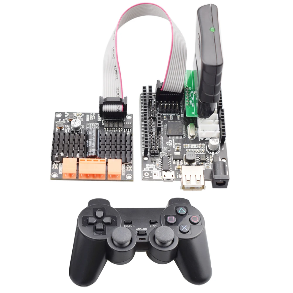 PS2/HC 06 Control Stm32f103rct6 макетная плата с драйвером двигателя 24 В для большой нагрузки