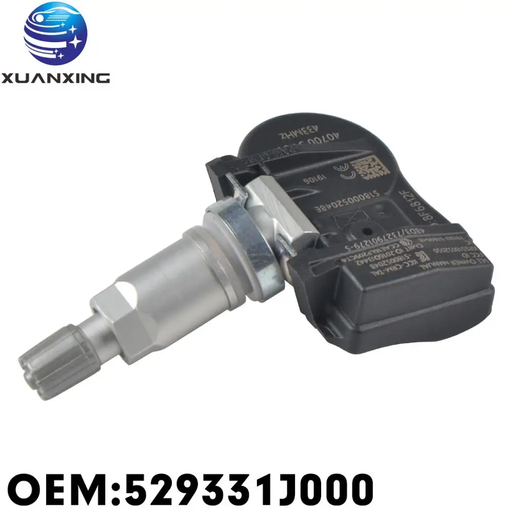 529331J000 датчик давления в шинах Система мониторинга TPMS 433 МГц для Hyundai Accent ix20 Verna KIA K5