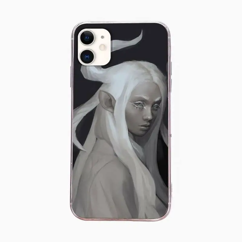 

Witch Art Dark Phone Case For Iphone 6 6s 7 8plus X Xr 11 12 Mini Pro Max Fundas Cover
