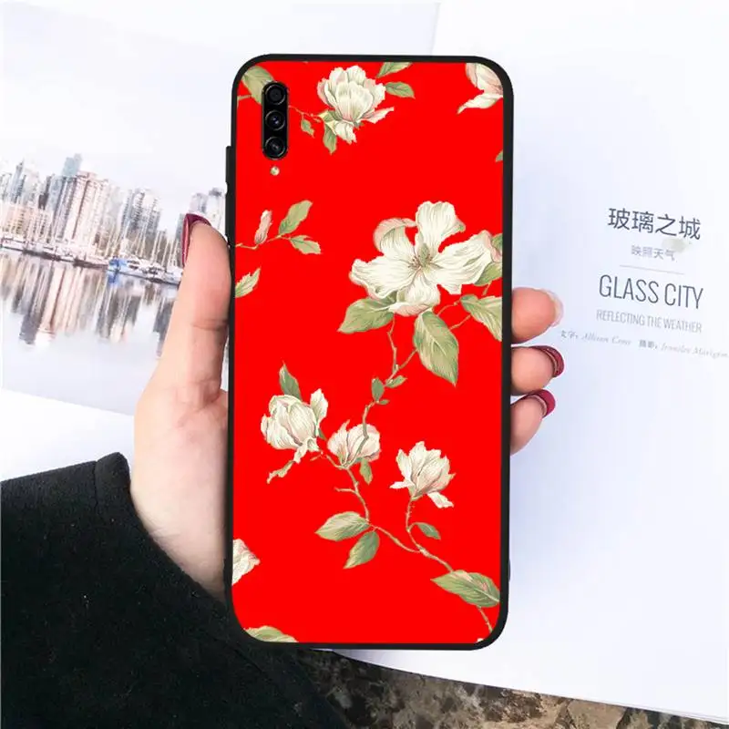 

Art Flower Painting Phone Cases For Samsung galaxy S 21 20 10 8 A 51 71 50 21s 70 40 20 20e note 10 plus Ultra 5g fe
