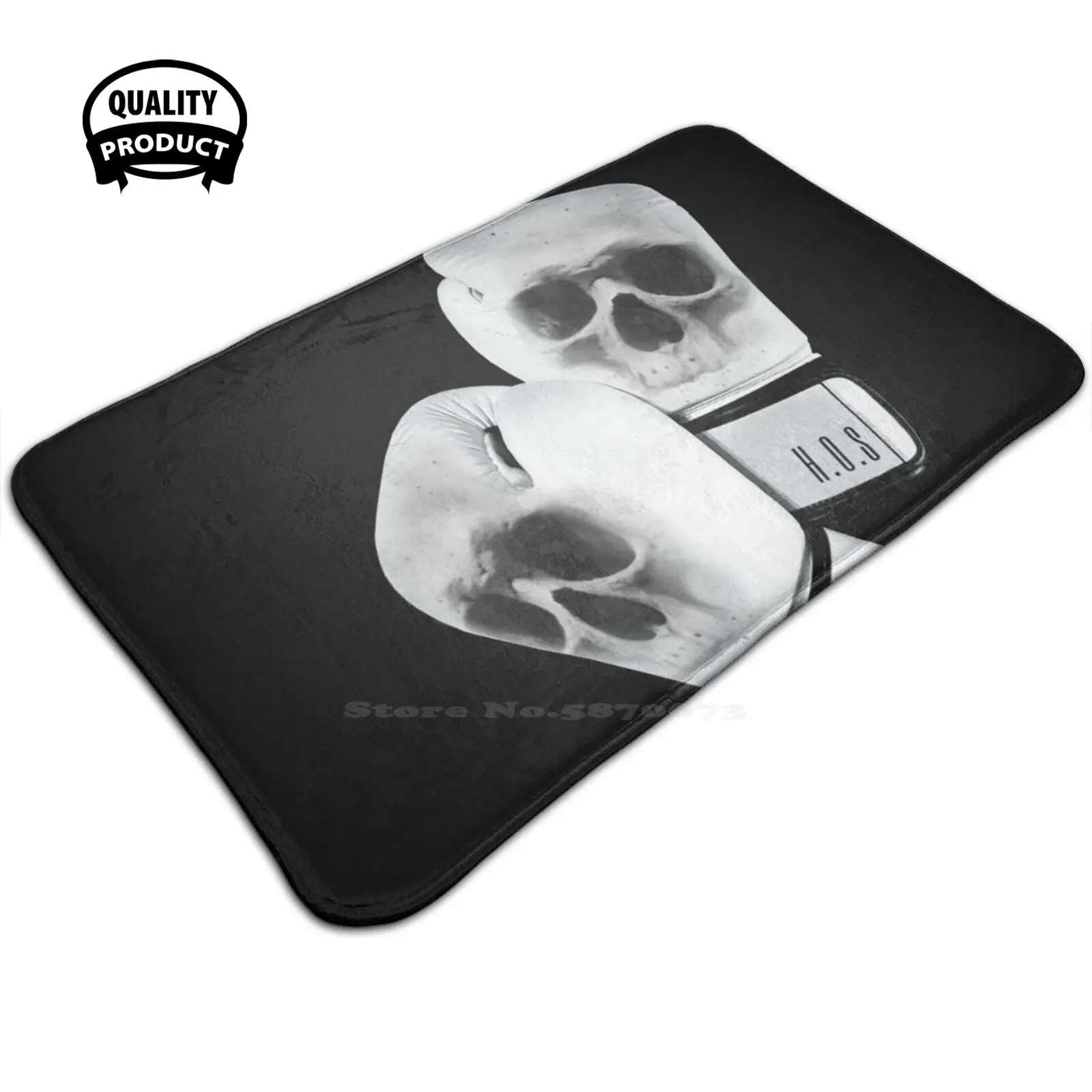 Боксерские перчатки с черепом коврик для двери ног домашний бокса Смешанные