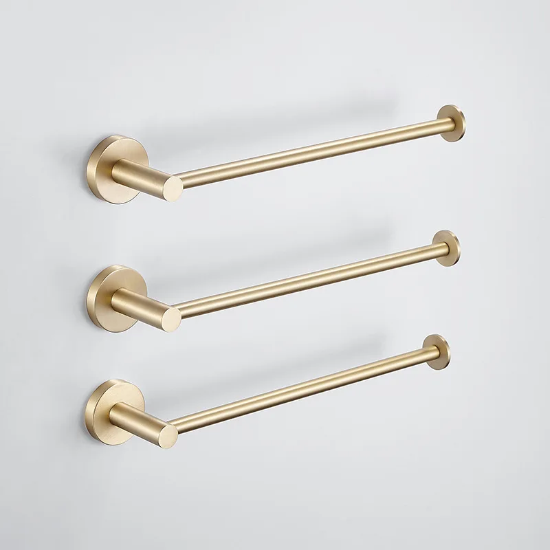 Вешалка для полотенец в ванную комнату крутая вешалка латунная из матового