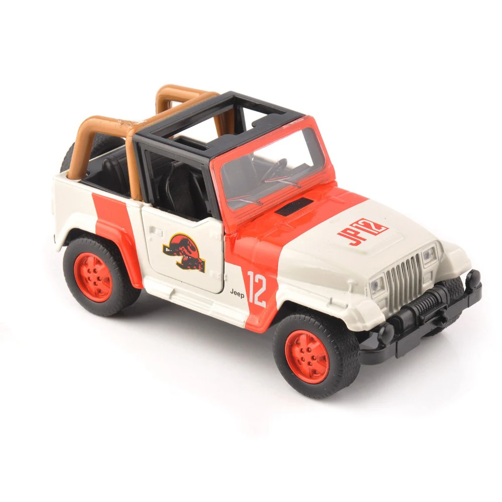 Масштаб 1:32 литой Сплав автомобиль мир Юрского периода динозавр Jeep Wrangler
