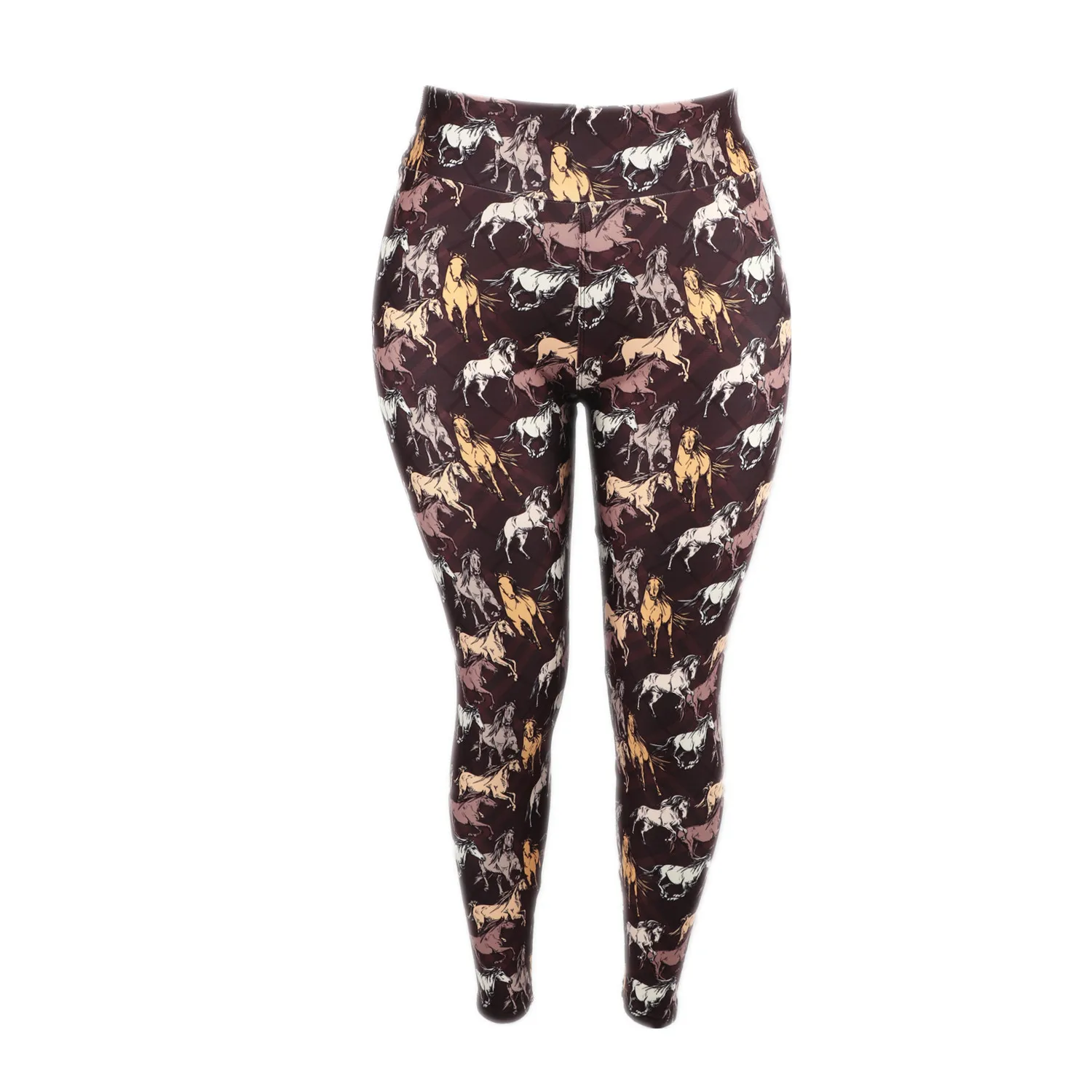

High Quality Super Soft Digital Fashion Women Horses Legging