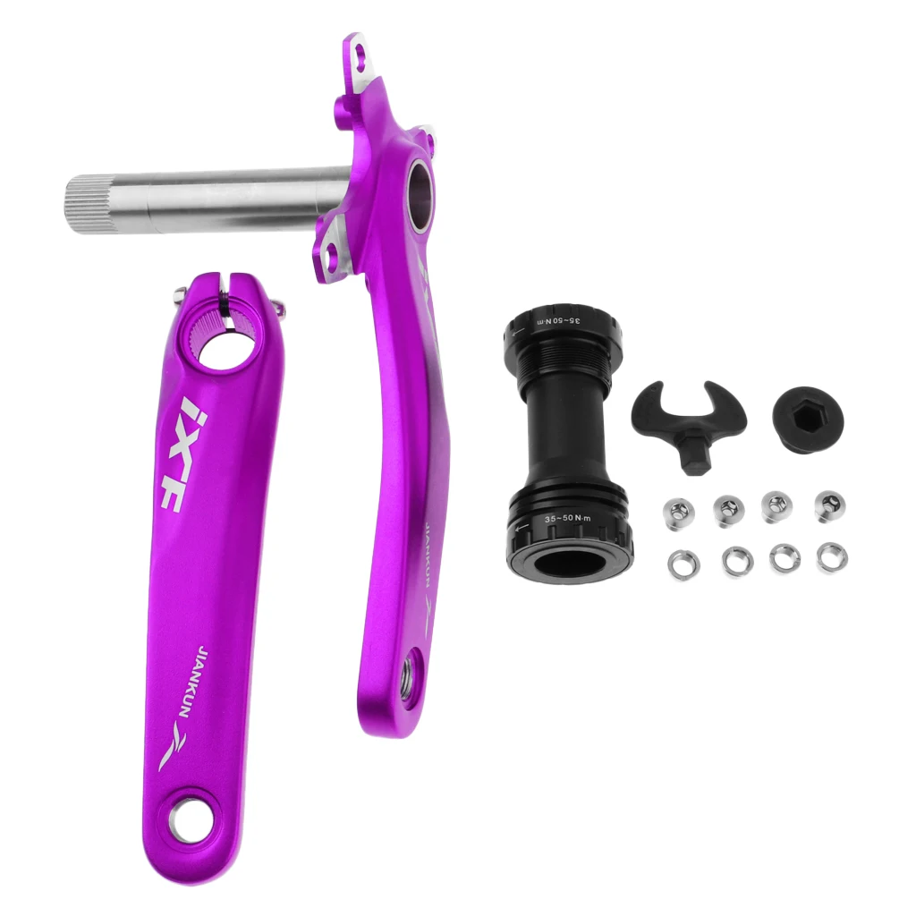 

Mountain Bike Crank Arm Set with Bottom Bracket and Chainring Bolts