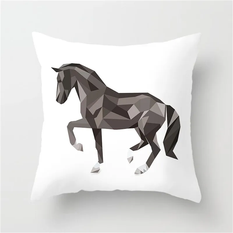 Fuwatacchi черно-белая искусственная кожа олень лошадь слон декоративный домашний