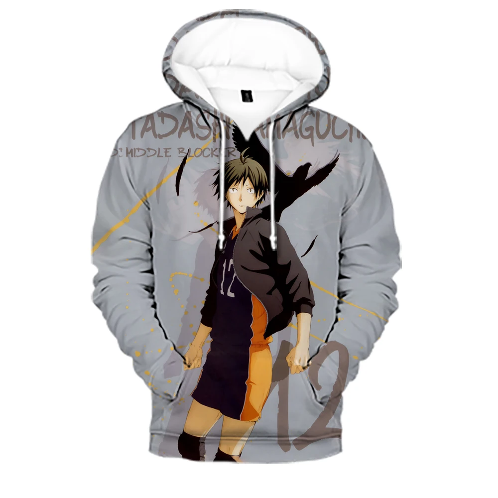 

Anime Haikyuu hoodies Men/Women's Sweatshirts 3D Print pullover Tops boy/girls Tracksuit Oversized 2021 New product listing