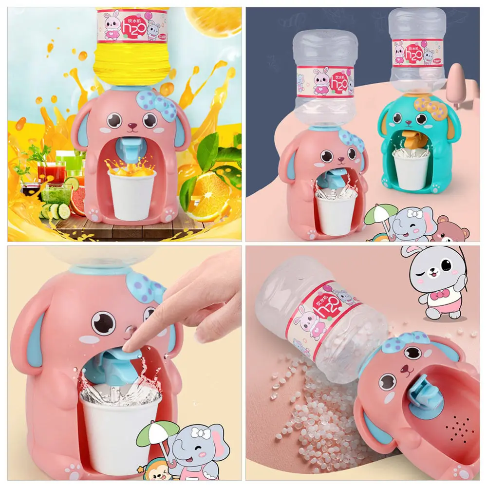 

1 Set Kids Water Dispenser Rabbit Drink Machine Pretend Play Without Battery
