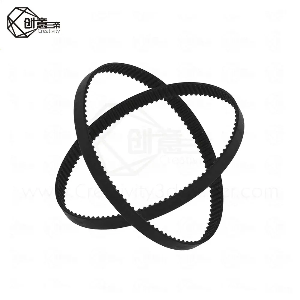 Резиновый Ремень ГРМ GT2 с замкнутым контуром 2 Гт 6 мм детали для 3D принтеров 110 112 122