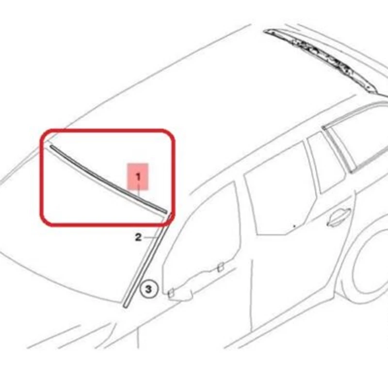 Передняя Верхняя накладка на лобовое стекло 7166841 для BMW E60 E61 5 верхняя