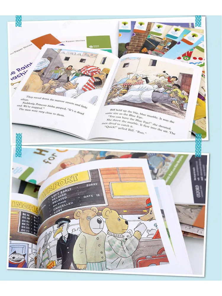 1 Set Of Random 10 Books 7-9 Level Oxford Reading Tree Rich Reading Help Children Read Pinyin English Story Picture Book