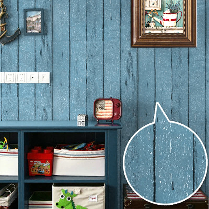 

Wokhome Self Adhesive Wallpaper PVC Contact Paper Wood Waterproof Wall Papers for Wardrobe Sticker Furniture Home Improvement