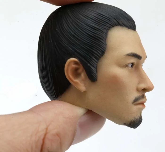 

1/6 Scale Chinse Ancient Soldier Royal Guards Head Played Ming Dynasty Soldier Warrior Head Sculpt for 12" Action Figure Toy