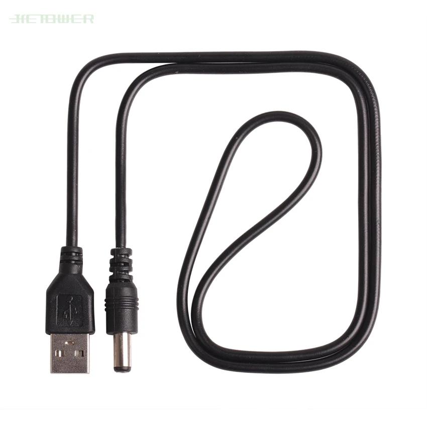 

100pcs USB to DC5.5 DC Charging Electronic Data Line Electronic accessories USB to DC 5.5 * 2.1mm Copper Core Power Cord Cable