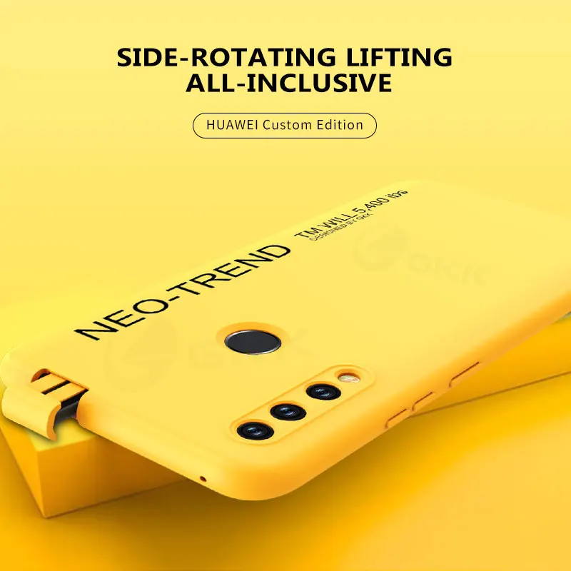 Чехол GKK для Huawei P Smart Z Y9 Prime 2019 роскошный мягкий силиконовый чехол с подъемной