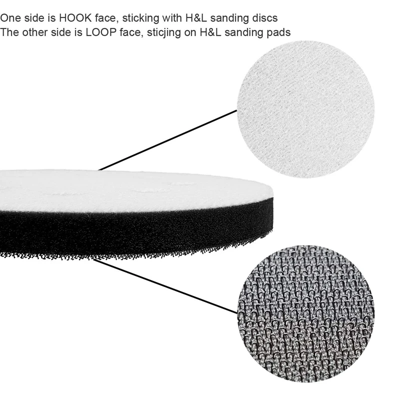 Мягкая губчатая прокладка для интерфейса с 8 отверстиями 2 шт. 5 дюймов (125 мм)