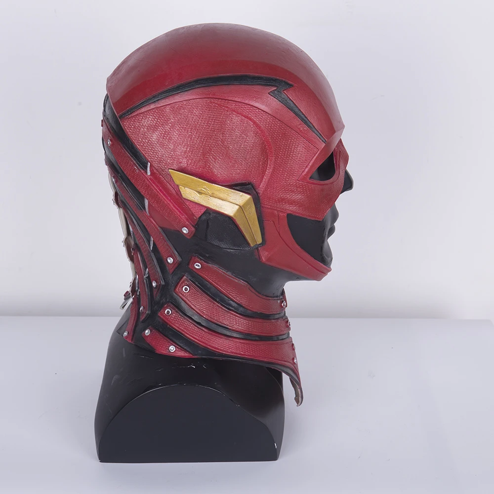 1 шт. маска Лиги Справедливости из фильма флэш Аллен косплей шлем красная для