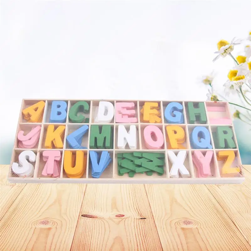 26 шт./набор деревянные буквы-алфавиты | Дом и сад