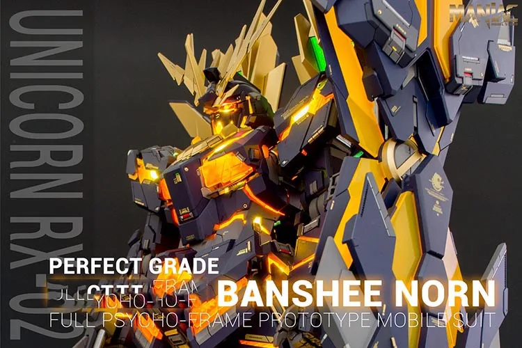 Сборный комплект Maniac Studio GK для PG 1/60 RX-02 Единорог Banshee модель Norn мобильный костюм