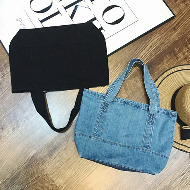 Модные женские туфли из джинсовой ткани на каждый день модные сумки плечо