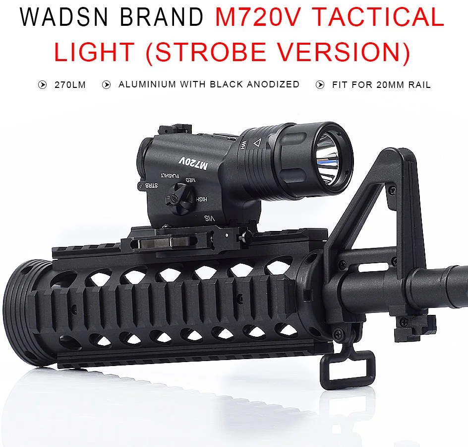 WADSN M720V тактический фонарь LA-15 зеленый точечный Лазер PEQ 15 усиленная подушечка давления двойной переключатель управления охотничье оружие огни