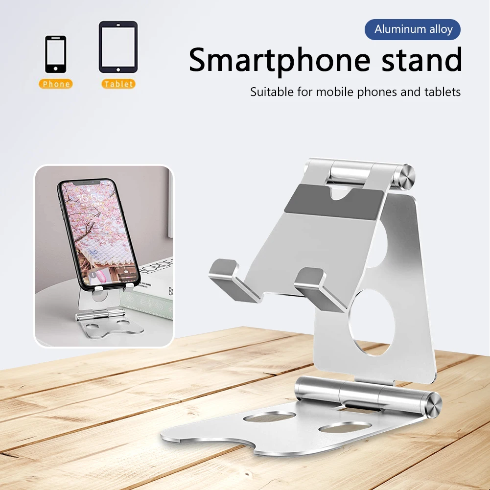 adjustable mobile phone bracket support aluminum alloy tablet desk holder stand portable desktop stand table phone support free global shipping