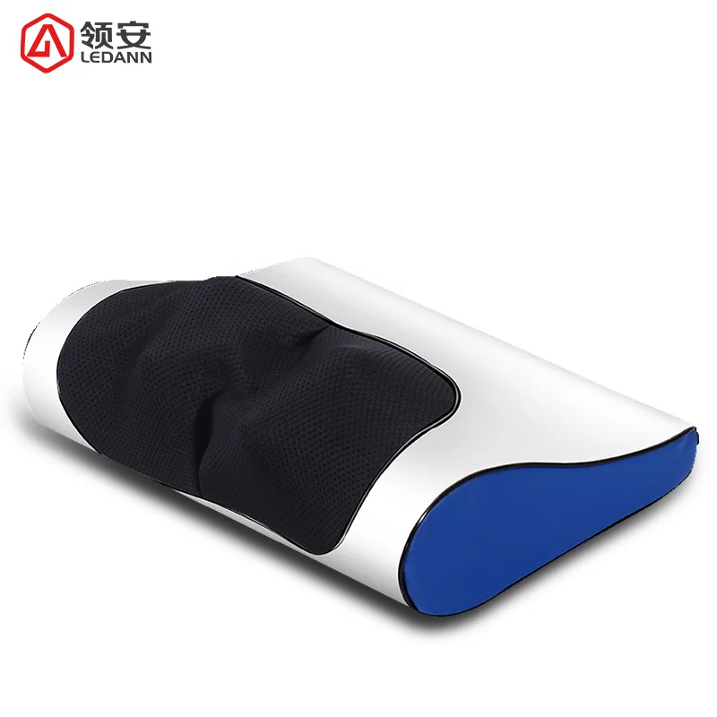 Массажная подушка для шеи с инфракрасным нагревом, выполненная в технологии шиацу, для массажа шеи, плеч и спины. Обеспечивает целебный эффект для шейного отдела позвоночника.