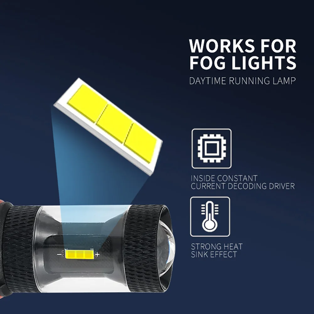 GUANGSHIYE 2pcs H7/H11/H8 36W Car LED Headlight Bulb High Lumen Super Bright Ultra CSP Chips Front Fog Lamps | Автомобили и