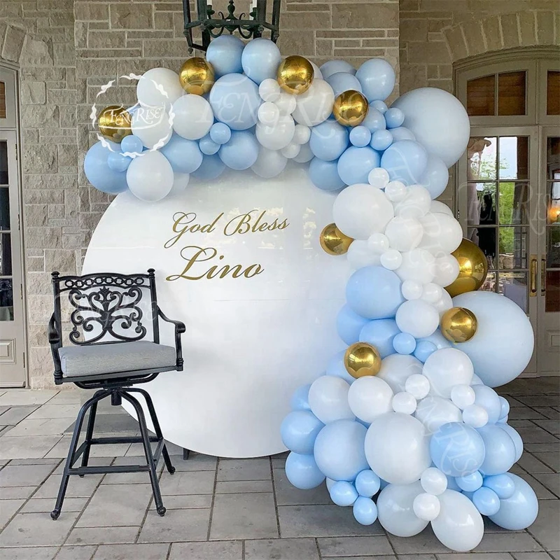 Kit de guirnalda de globos en colores Pastel, decoraci&oacute;n de cumplea&ntilde;os, arco de globos de Metal para Baby Shower, novia, bodas-2