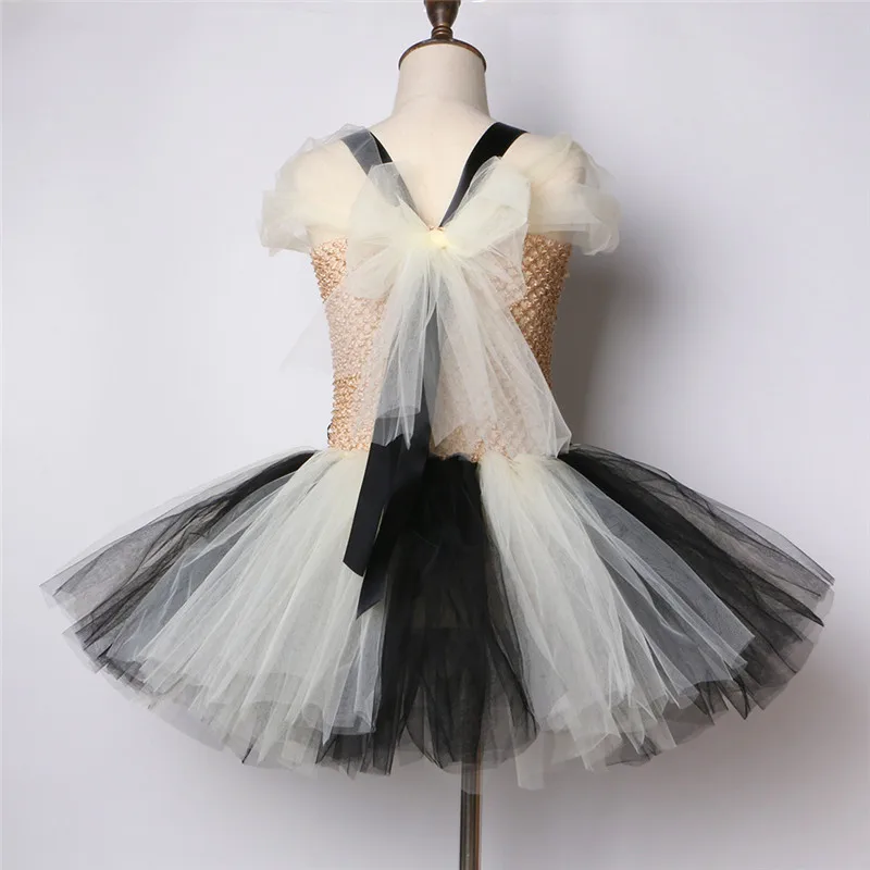 Jack Skellington Tutu Dress Halloween Cosplay Witch Costume for Girls Kids Party Children clothing | Детская одежда и обувь