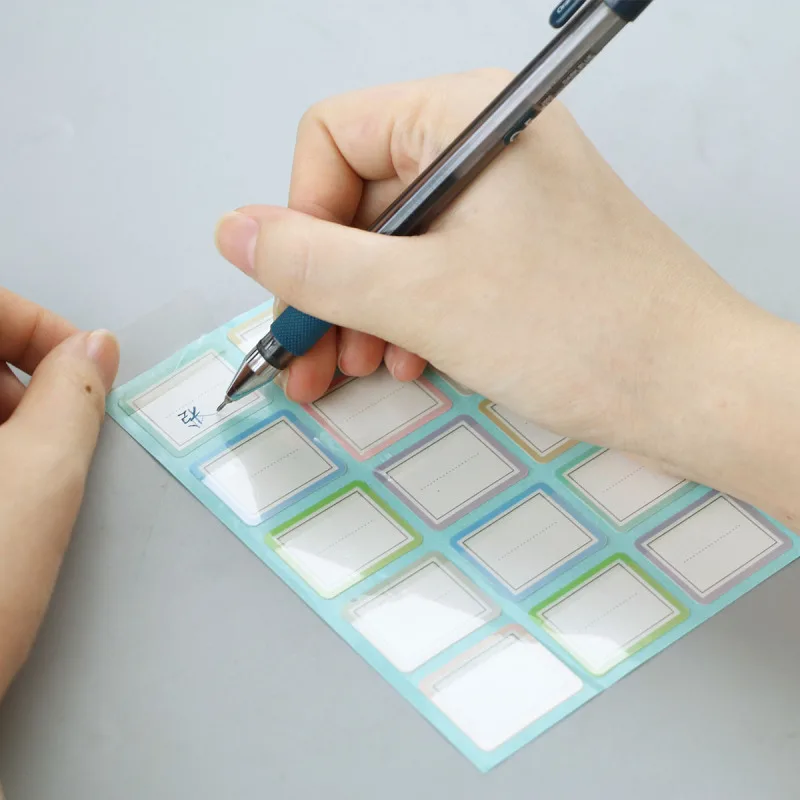 Симпатичные самодельные пустые наклейки для заметок именные этикетки детей