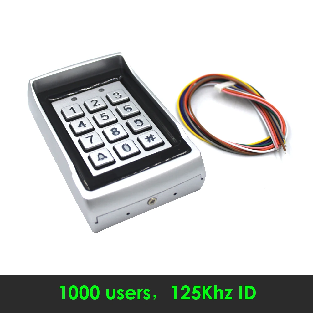 Управление доступом Reade 125 кГц RFID 1000 пользовательская металлическая клавиатура
