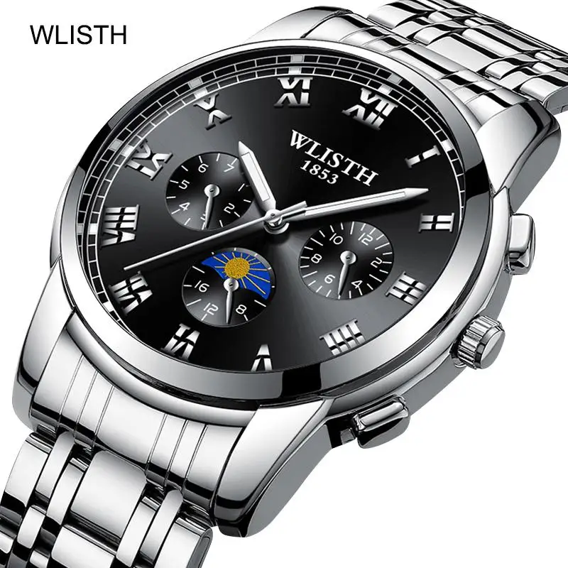 

WLISTH Watch Men Sport Men Watch TOP Brand Steel Luxury Men's Watch Relogio Masculino Male Clock Reloj Hombre Montre Homme