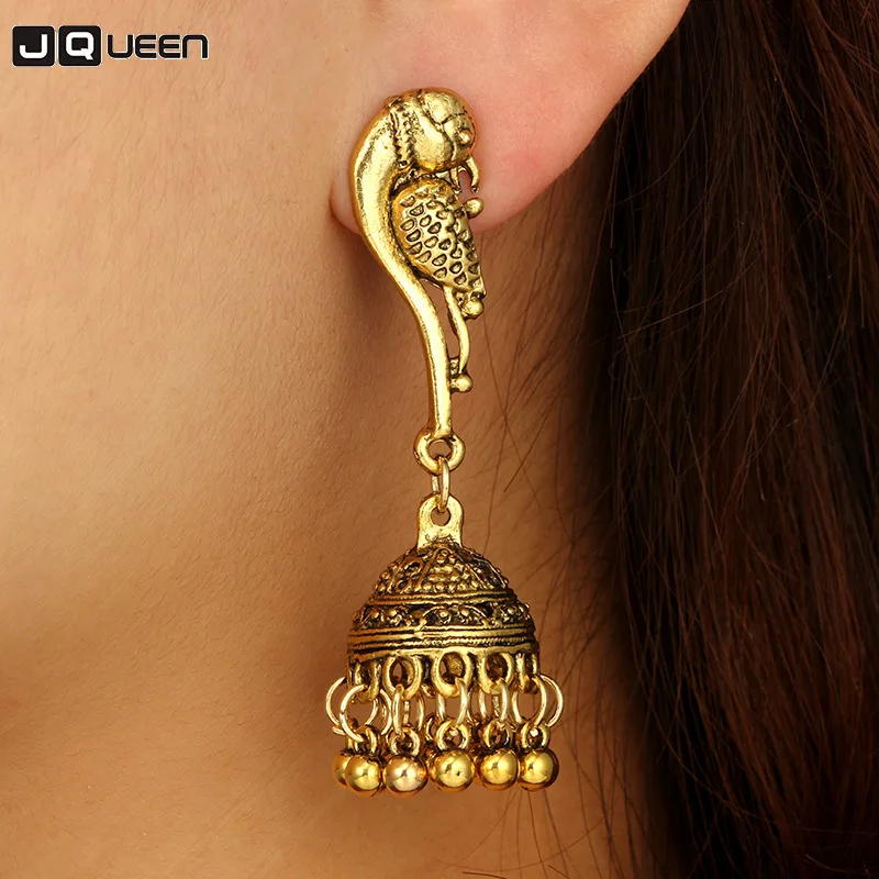Цыганские украшения ретро этнические индийские Jhumka маленькие колокольчики бусы