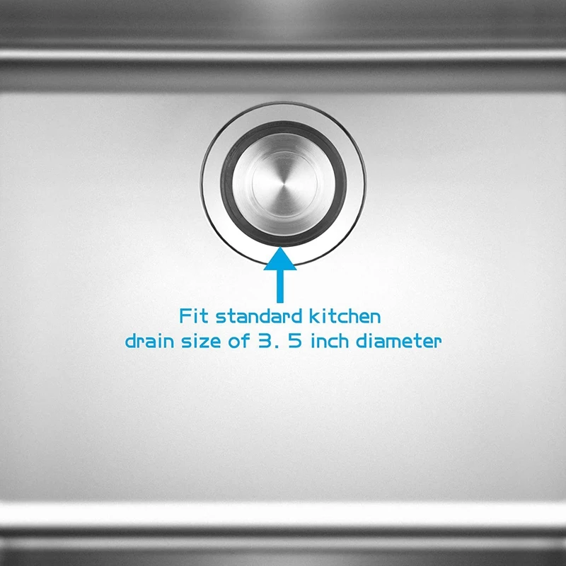

3 3/8 Inch Kitchen Sink Stopper Stainless Steel Garbage Disposal Plug Kitchen Sink Plug Fits Standard Kitchen Drain Size