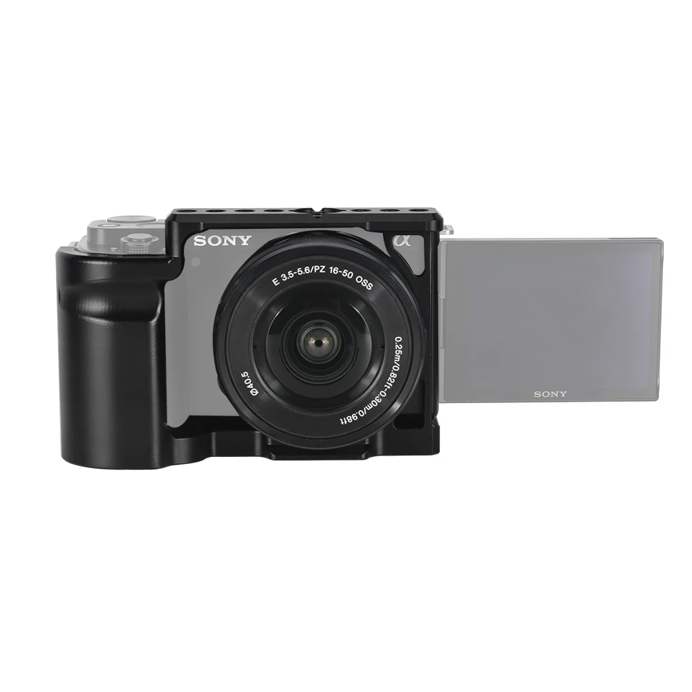 

Camera Cage with handle Built-in Arca quick release plate Cage Rig Kit for Sony ZV-E10