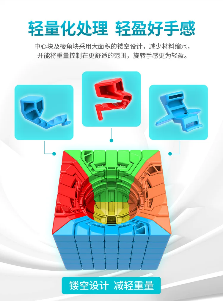 Cubing classity Meilong 7*7 наклейки без скорости для коллекционеров рождественский подарок