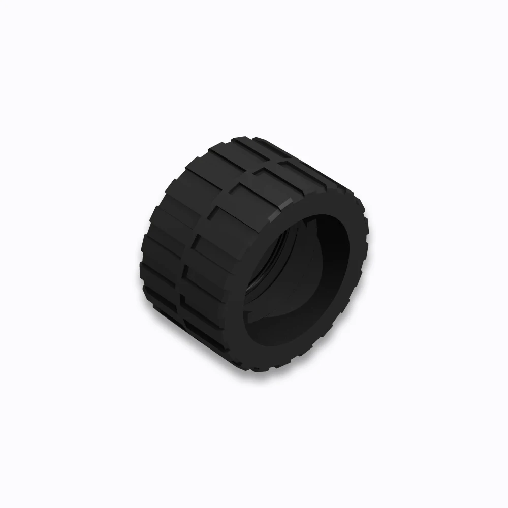Строительные блоки Parts89201 4PCSTyre 24x14 с постепенным увеличением глубины протектора