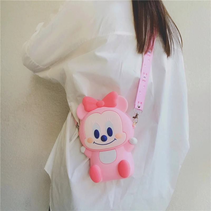 Роскошные женские сумки Q UNCLE дизайнерские на плечо из силикагеля розовые