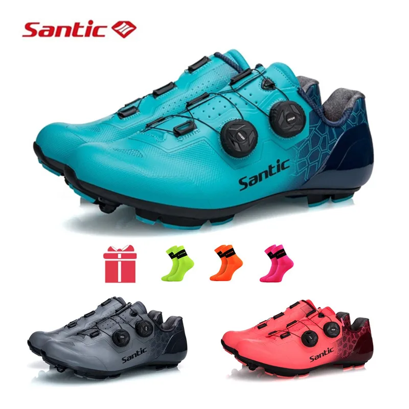 Santic гоночная обувь для велоспорта MTB дорожного велосипеда сверхлегкая
