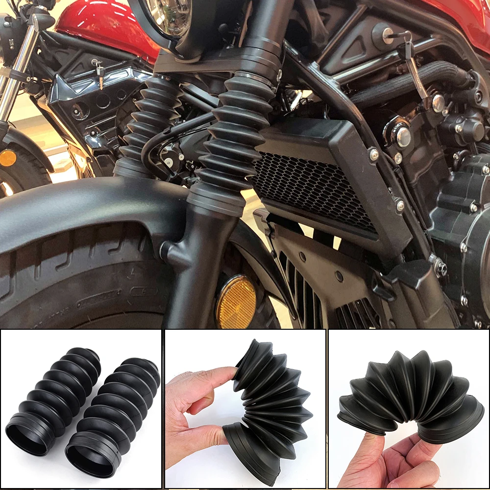 Резиновые гетры для вилок ботинки Honda Rebel 500 300 CMX300 CMX500 CMX аксессуары передняя вилка