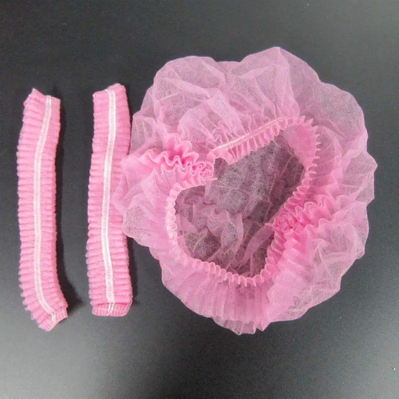 

10PCS Non-woven Disposable Shower Caps Dust Hat Women Men Bath Caps For Spa Beauty Salon Bathroom Bonnets Hotel Accessories Hair