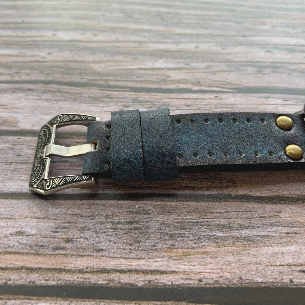 Retro Luxury Carved Buckle Band For Apple Watch Bracelet 38mm 40mm 42mm 44mm Real Leather Belt iWatch Strap Series 2 3 4 5 6 SE