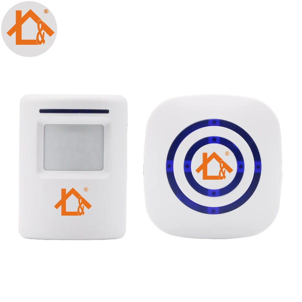 Беспроводной дверной звонок с пассивным инфракрасным датчиком движения до 70