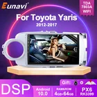 Eunavi 9 дюймов Android 10 автомобильный Радио мультимедийный видео плеер для Toyota Yaris 2012 2013 2014 2015 2016 2017 1Din головное устройство GPS Navi
